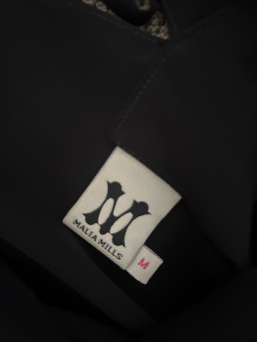 Malia Mills Black V-Neck Dress/Caftan - Picture 4 of 7